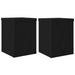 Suport pentru plante 2 pcs Stejar Negru 15 x 15 x 20 cm - WALTI WALTI