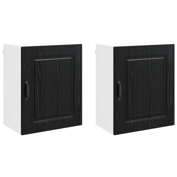 Panou mașină de spălat vase cu ușă Kalmar 2 pcs Stejar Negru - WALTI WALTI