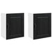 Panou mașină de spălat vase cu ușă Kalmar 2 pcs Stejar Negru - WALTI WALTI
