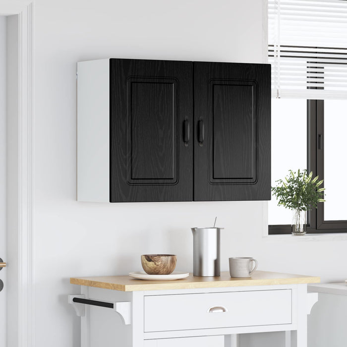 Dulap de bucătărie cu ușă Kalmar Stejar Negru 80 x 31 x 60 cm - WALTI WALTI