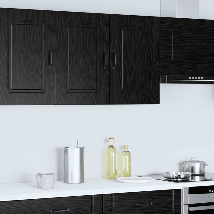 Dulap de bucătărie cu ușă Kalmar Stejar Negru 80 x 31 x 60 cm - WALTI WALTI