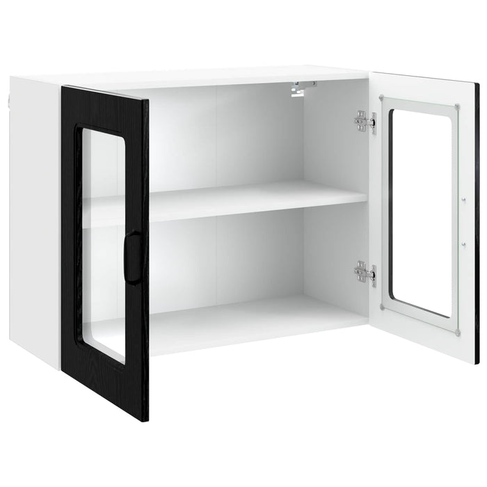 Dulap de bucătărie cu ușă Kalmar Stejar Negru 80 x 31 x 60 cm - WALTI WALTI