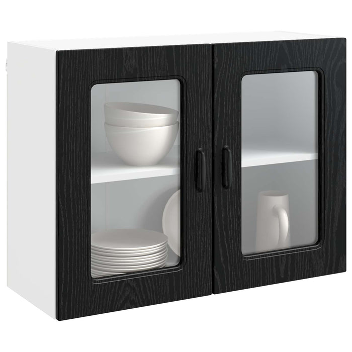 Dulap de bucătărie cu ușă Kalmar Stejar Negru 80 x 31 x 60 cm - WALTI WALTI