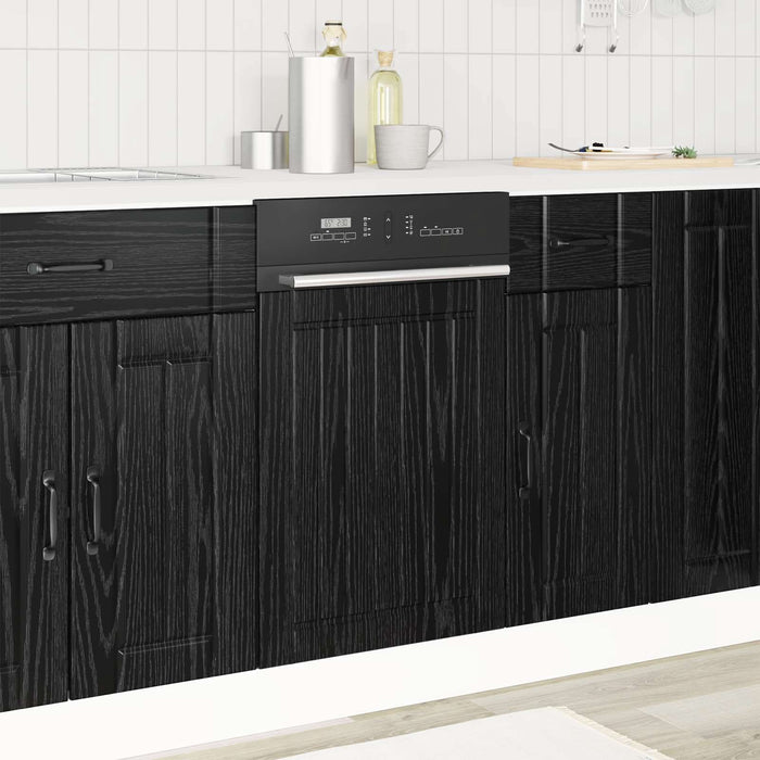 Dulap de bucătărie Stejar Negru 45 x 1,5 x 67 cm Lemn compozit - WALTI WALTI