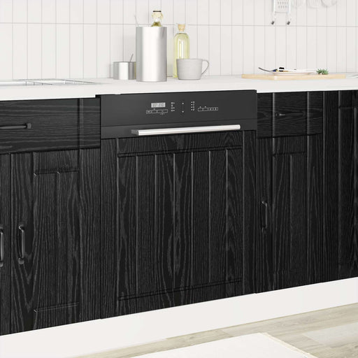 Dulap de bucătărie Stejar Negru 60 x 1,5 x 67 cm Lemn compozit - WALTI WALTI