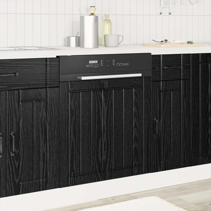 Dulap de bucătărie Stejar Negru 60 x 1,5 x 67 cm Lemn compozit - WALTI WALTI
