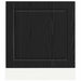 Dulap de bucătărie Stejar Negru 60 x 1,5 x 67 cm Lemn compozit - WALTI WALTI