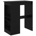Masă de bar Stejar Negru 90 x 47.5 x 103.5 cm Lemn compozit - WALTI WALTI