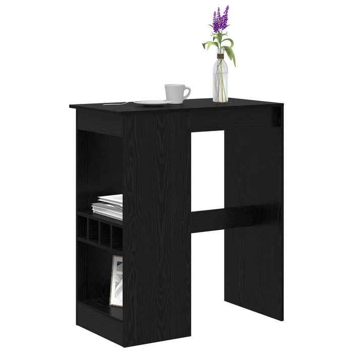 Masă de bar Stejar Negru 90 x 47.5 x 103.5 cm Lemn compozit - WALTI WALTI