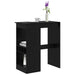 Masă de bar Stejar Negru 90 x 47.5 x 103.5 cm Lemn compozit - WALTI WALTI