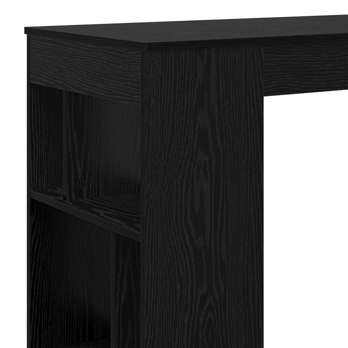 Masă de bar Stejar Negru 102 x 50 x 103,5 cm Lemn compozit - WALTI WALTI