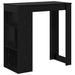 Masă de bar Stejar Negru 102 x 50 x 103,5 cm Lemn compozit - WALTI WALTI
