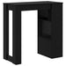 Masă de bar Stejar Negru 102 x 50 x 103,5 cm Lemn compozit - WALTI WALTI