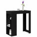 Masă de bar Stejar Negru 102 x 50 x 103,5 cm Lemn compozit - WALTI WALTI