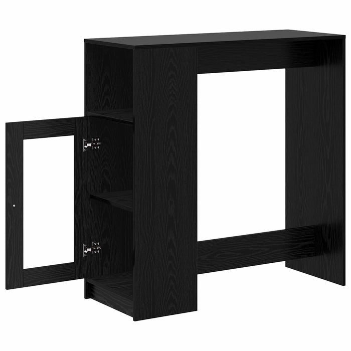 Masă de bar Stejar Negru 101 x 40 x 103,5 cm Lemn compozit - WALTI WALTI