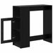 Masă de bar Stejar Negru 101 x 40 x 103,5 cm Lemn compozit - WALTI WALTI