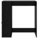 Masă de bar Stejar Negru 101 x 40 x 103,5 cm Lemn compozit - WALTI WALTI