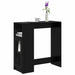 Masă de bar Stejar Negru 101 x 40 x 103,5 cm Lemn compozit - WALTI WALTI