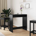 Masă de bar Stejar Negru 102 x 50 x 103,5 cm Lemn compozit - WALTI WALTI