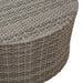Masă de cafea pentru exterior Gri Ø 68 x 30 cm poliratan - WALTI WALTI