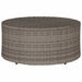 Masă de cafea pentru exterior Gri Ø 68 x 30 cm poliratan - WALTI WALTI