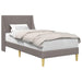 Cadru de pat cu headboard placă de conectare - WALTI WALTI
