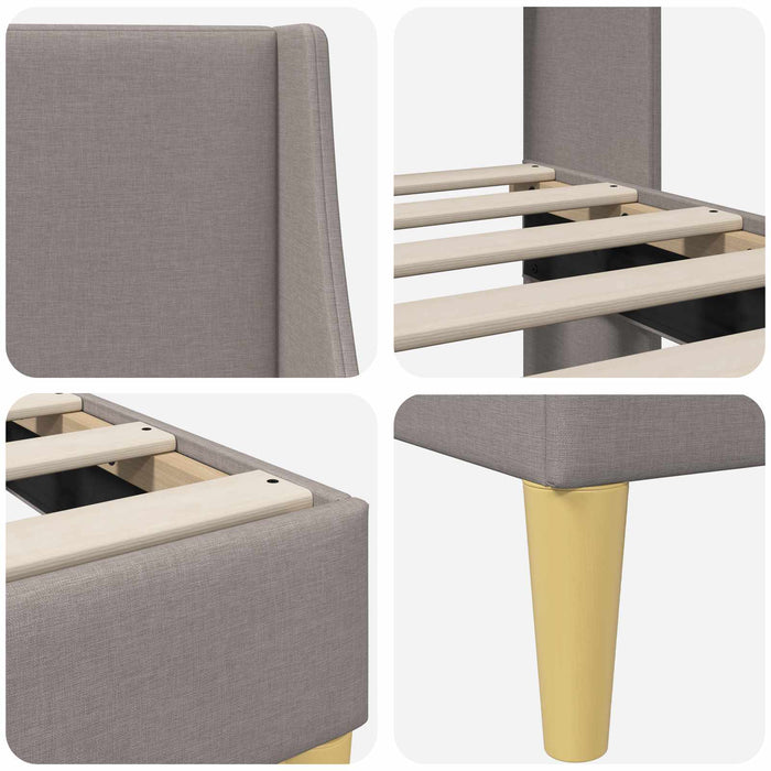 Cadru de pat cu headboard placă de conectare - WALTI WALTI