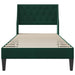 Cadru de pat cu headboard Verde închis 90 x 200 cm Catifea - WALTI WALTI