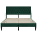 Cadru de pat cu headboard Verde închis 120 x 200 cm Catifea - WALTI WALTI
