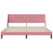 Cadru de pat cu headboard Roz 180 x 200 cm Catifea - WALTI WALTI