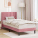 Cadru de pat cu headboard Roz 90 x 190 cm Catifea - WALTI WALTI