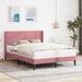 Cadru de pat cu headboard Roz 160 x 200 cm Catifea - WALTI WALTI