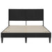 Cadru de pat cu headboard Negru 160 x 200 cm Catifea - WALTI WALTI