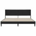 Cadru de pat cu headboard Negru 180 x 200 cm Catifea - WALTI WALTI