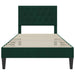 Cadru de pat cu headboard Verde închis 80 x 200 cm Catifea - WALTI WALTI