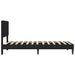 Cadru de pat cu headboard Negru 90 x 200 cm Catifea - WALTI WALTI