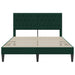 Cadru de pat cu headboard Verde închis 120 x 200 cm Catifea - WALTI WALTI