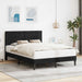 Cadru de pat cu headboard Negru 120 x 200 cm Catifea - WALTI WALTI