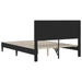 Cadru de pat cu headboard Negru 120 x 200 cm Catifea - WALTI WALTI