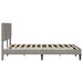 Cadru de pat cu headboard Gri deschis 160 x 200 cm Catifea - WALTI WALTI