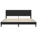 Cadru de pat cu headboard Negru 180 x 200 cm Catifea - WALTI WALTI