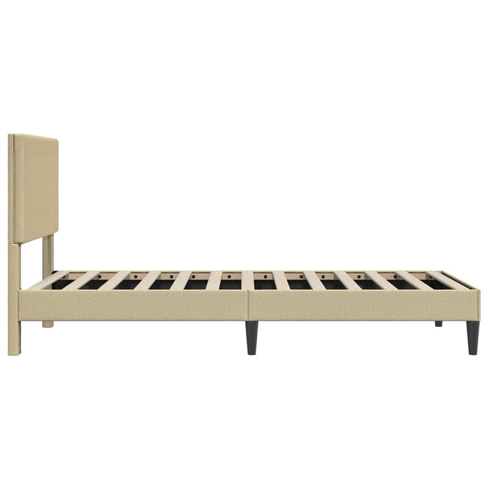 Cadru de pat cu headboard Verde deschis gri 80 x 200 cm - WALTI WALTI