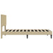 Cadru de pat cu headboard Verde deschis gri 90 x 190 cm - WALTI WALTI