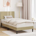 Cadru de pat cu headboard Verde deschis gri 100 x 200 cm - WALTI WALTI