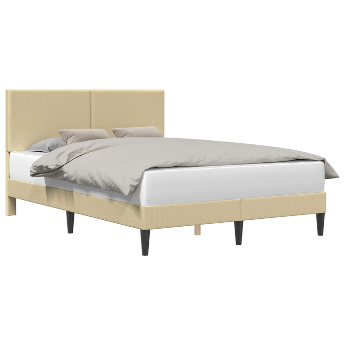 Cadru de pat cu headboard Verde deschis gri 140 x 200 cm - WALTI WALTI
