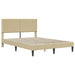 Cadru de pat cu headboard Verde deschis gri 160 x 200 cm - WALTI WALTI