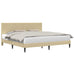 Cadru de pat cu headboard Verde deschis gri 180 x 200 cm - WALTI WALTI