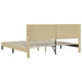 Cadru de pat cu headboard Verde deschis gri 180 x 200 cm - WALTI WALTI