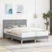 Cadru de pat cu headboard Gri deschis 140 x 200 cm Țesătură - WALTI WALTI