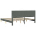 Cadru de pat cu headboard Gri închis 180 x 200 cm Țesătură - WALTI WALTI